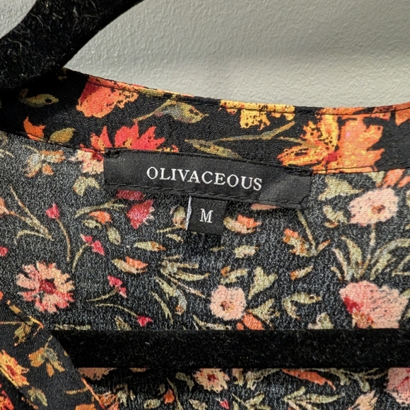 Olivaceous Fall Colors Romper size M - Picture 2 of 7